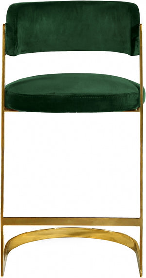 Marsha Velvet Counter Stool (Set of 2)