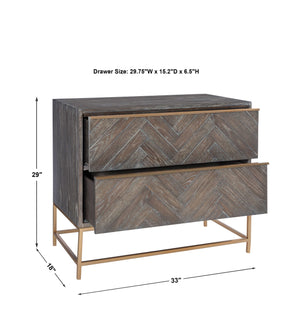 TORRY 2 DRAWER CHEST