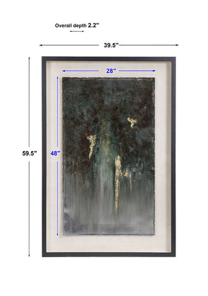 RUSTIC PATINA GRANDE FRAMED PRINT WALL ART