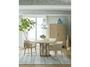 Surfrider 48" Rattan Round Dining Table (2 Colors)