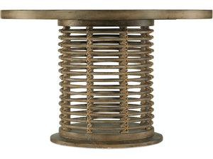 Surfrider 48" Rattan Round Dining Table (2 Colors)