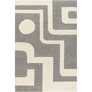 Brook Ivory and Charcoal Rug