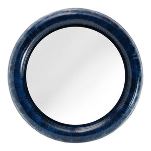 Azure Round Wall Mirror