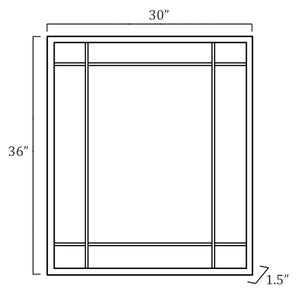Domonique 41" x 35" Mirror