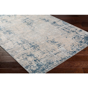 Alpine Blue, Pale Blue, Off-White, Gray and Charcoal