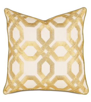 Audra 22" Pillow/ Gold