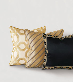 Audra 22" Pillow/ Gold