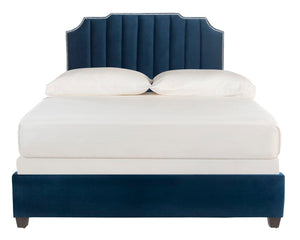 Preston Full Velvet Bed