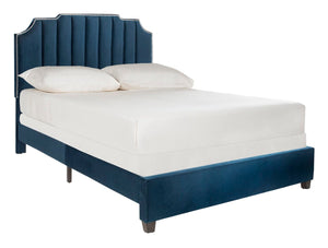 Preston Full Velvet Bed