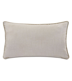 Sleek Faux Snakeskin 13x22 Lumbar Pillow/ Metallic Gold