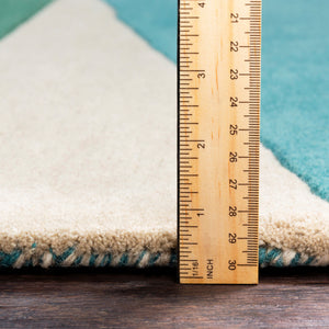 Forum Sea foam, Dark Green, Teal, Dusty Sage and Cream Rug