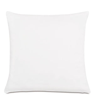 Wendover 20" Pillow/ Faux Brown Leather