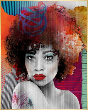 Her III w/ Floater Frame 40 X 50"