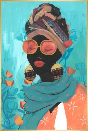 Fall Outing w/Gold Floater Frame 24"x36"