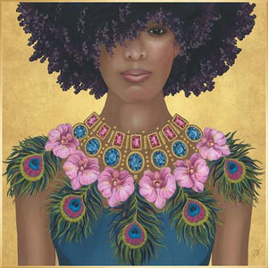 Decolletage III w/ Floating Frame 47 X 47"