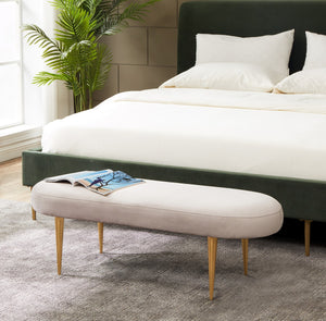 Evalyn Velvet Bench
