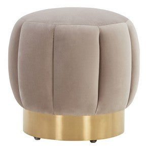 Button Tufted Ottoman