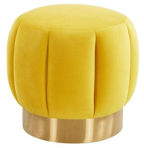Button Tufted Ottoman