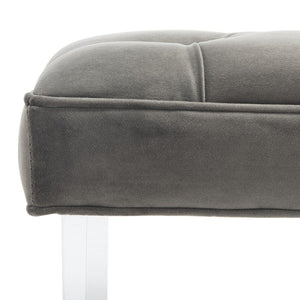 Mena Velvet Tufted Bench