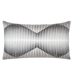 Mina 15x26 Lumbar Pillow/ Grey