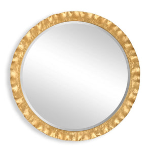 Haya Round Mirror Gold