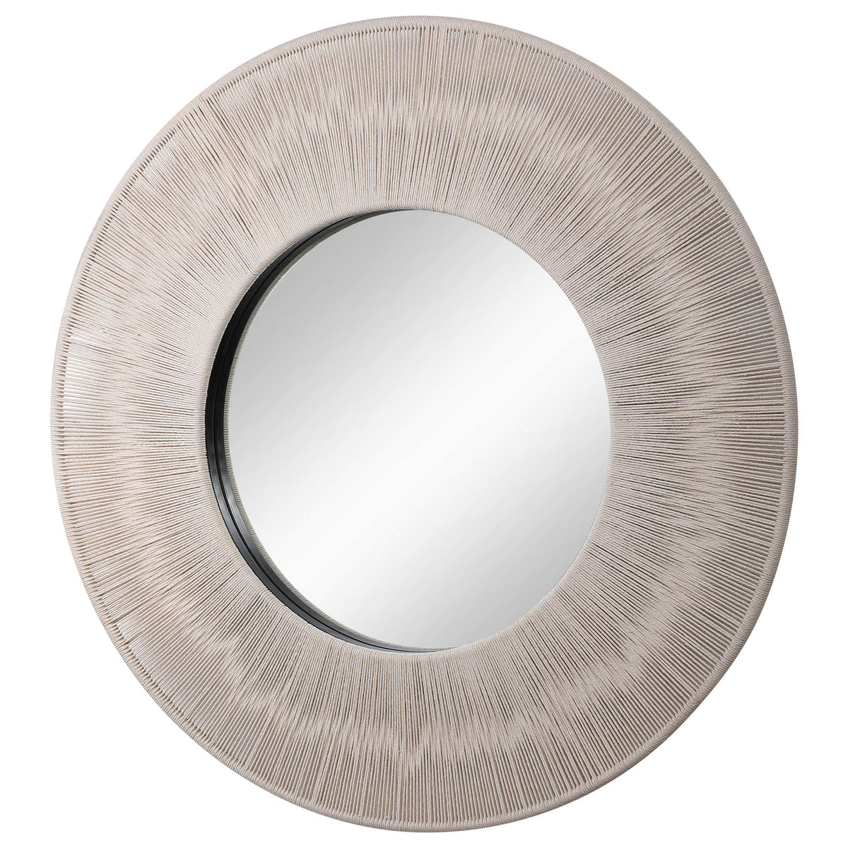 SAILOR&#39;S KNOT ROUND MIRROR, WHITE