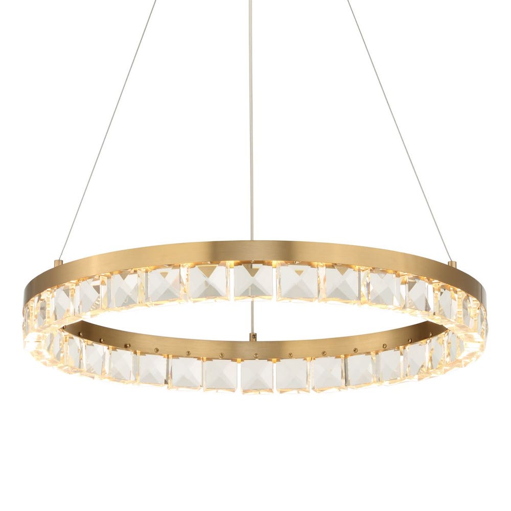 Uttermost Segovia Round Crystal LED Chandelier 21407
