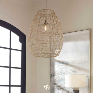 Cross Weave 1 Lt Pendant
