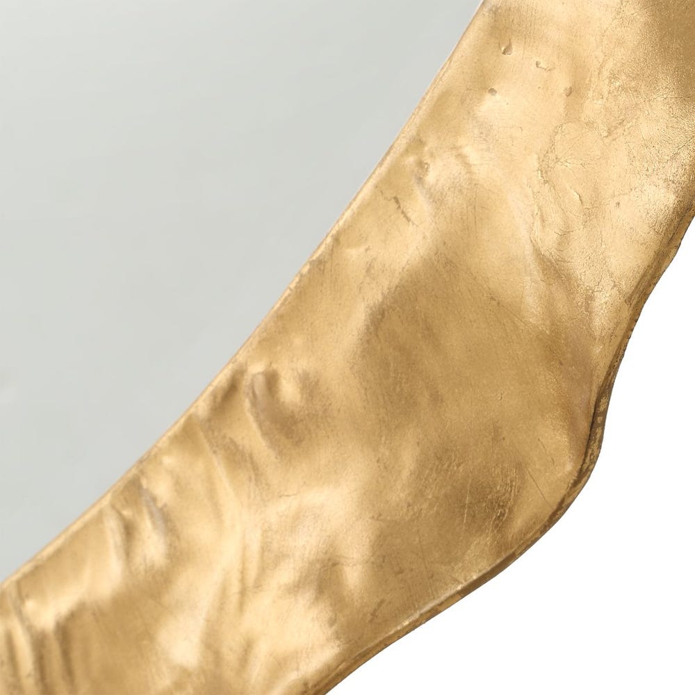 Haya Round Mirror Gold