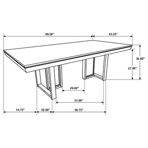 Boyle 86.5" Dining Table