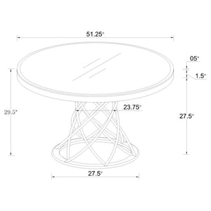 51" Toast Dining Table