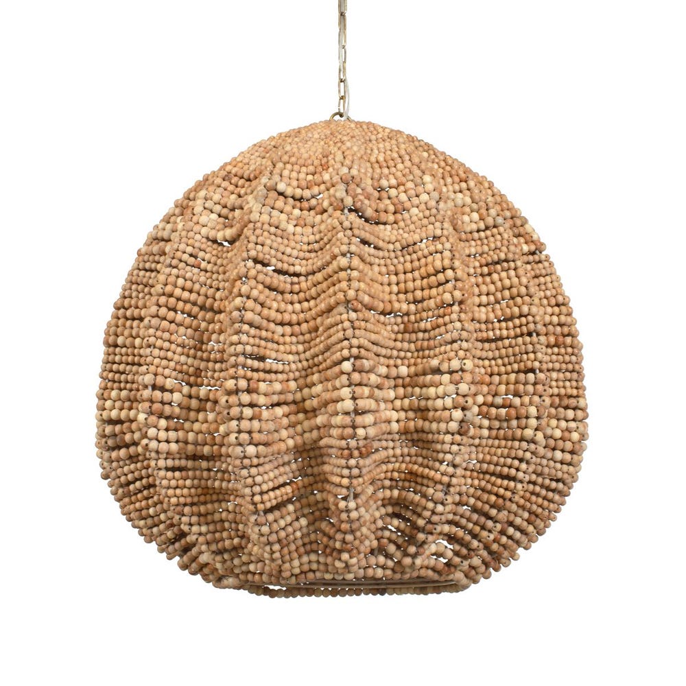 Uttermost Kauri 5 Light Wooden Bead Pendant
