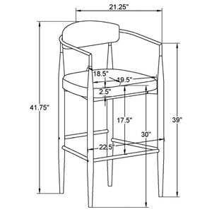 Montreal Bar Stool S/2