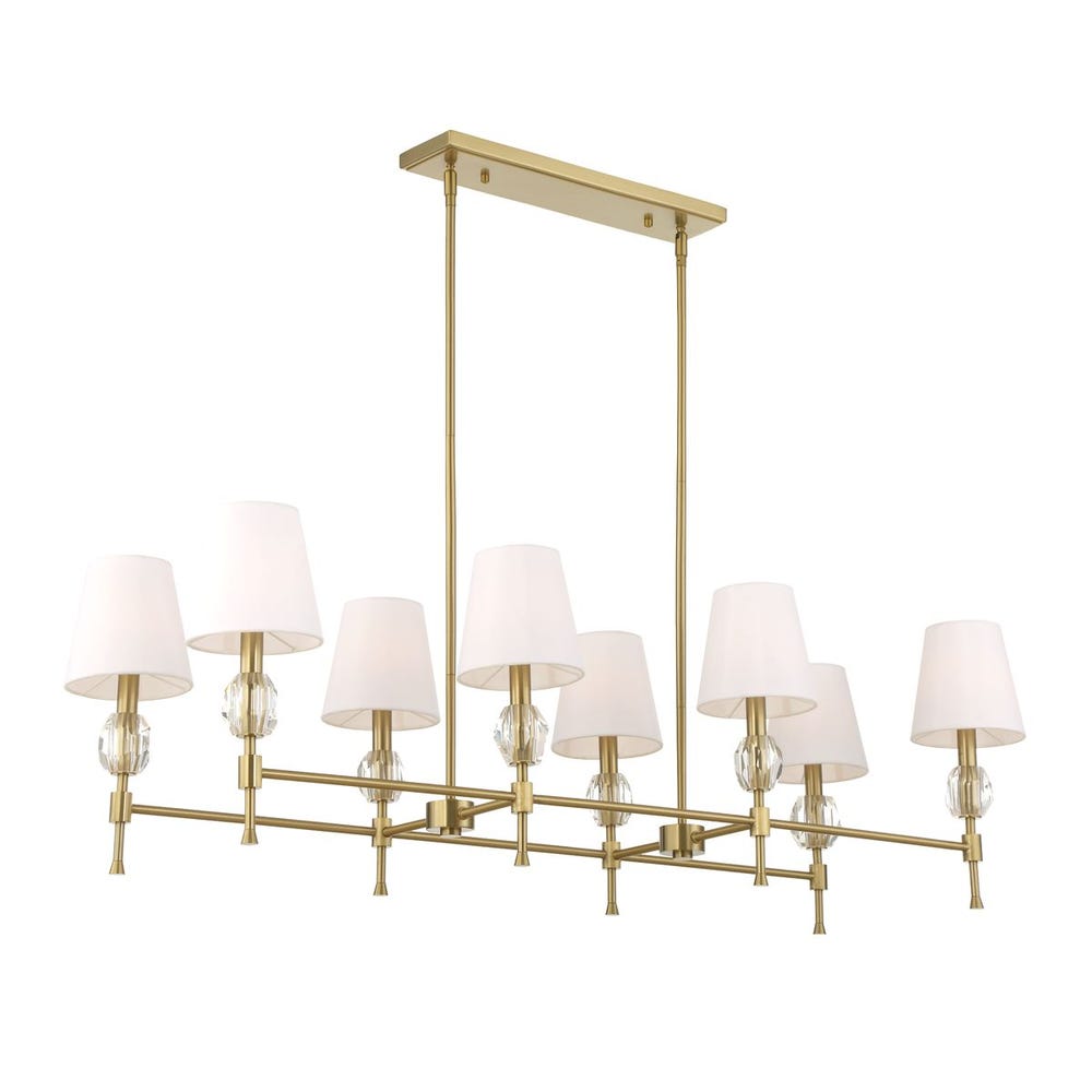 Uttermost Arques 8 Light Linear Chandelier