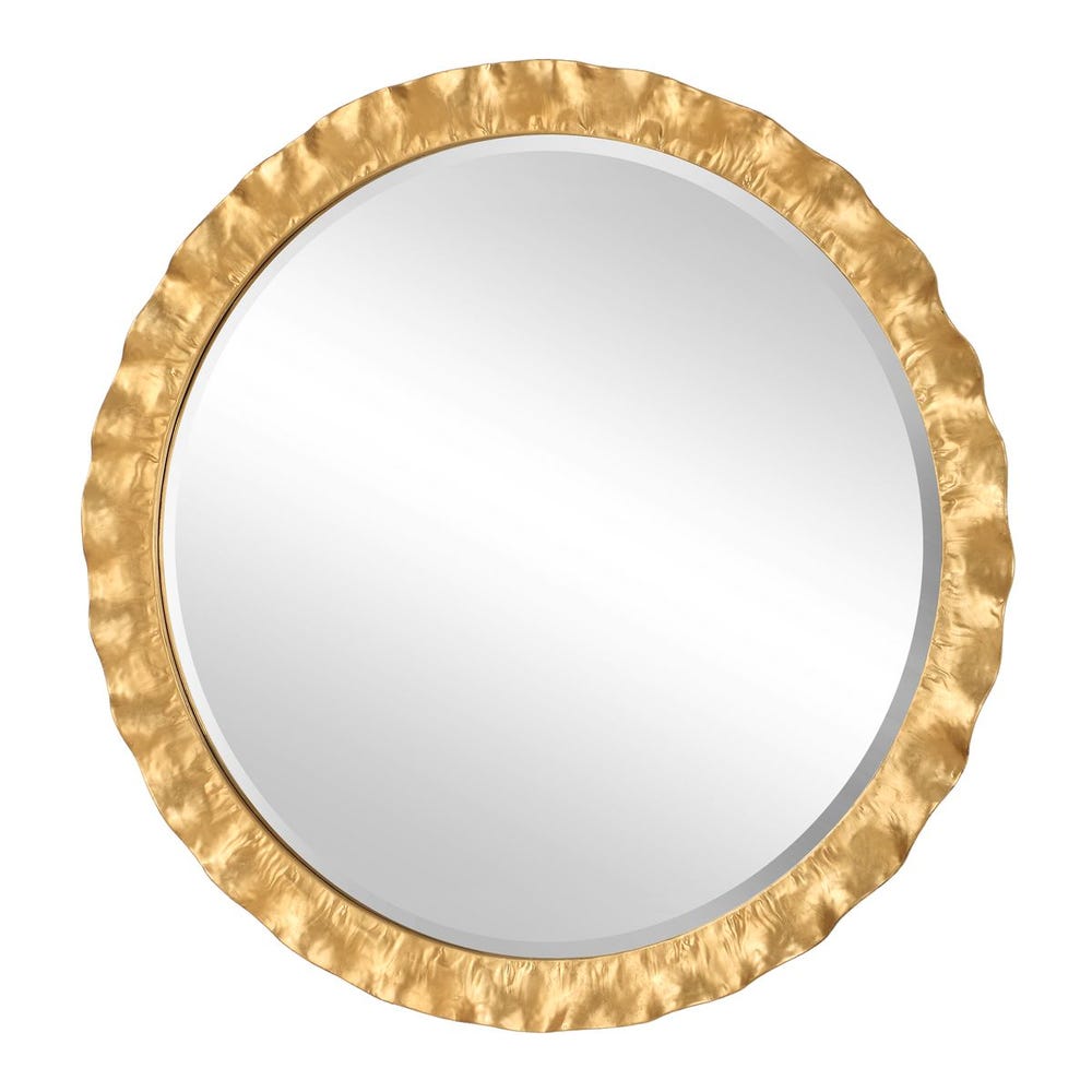 Haya Round Mirror Gold