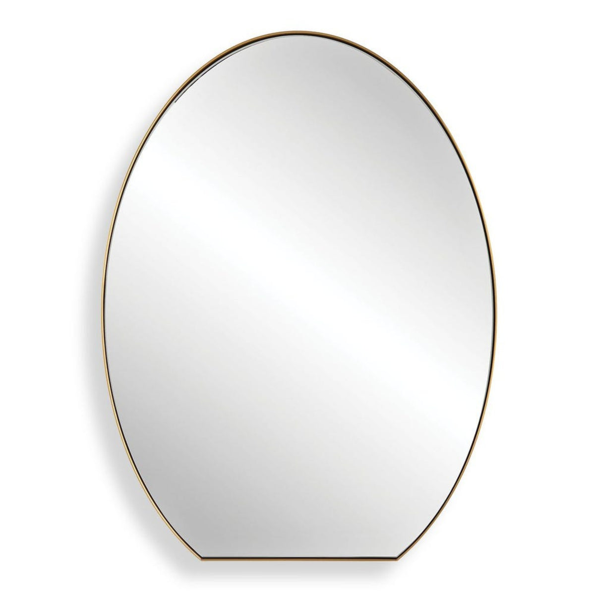 Cabell Oval Mirror Brass
