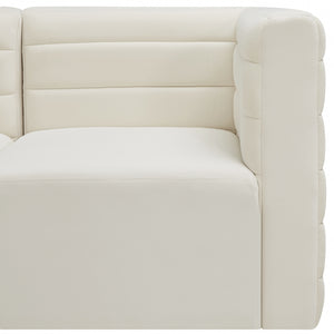 Quincy 95" Velvet Upholstered Comfort 5pc. Modular Sectional