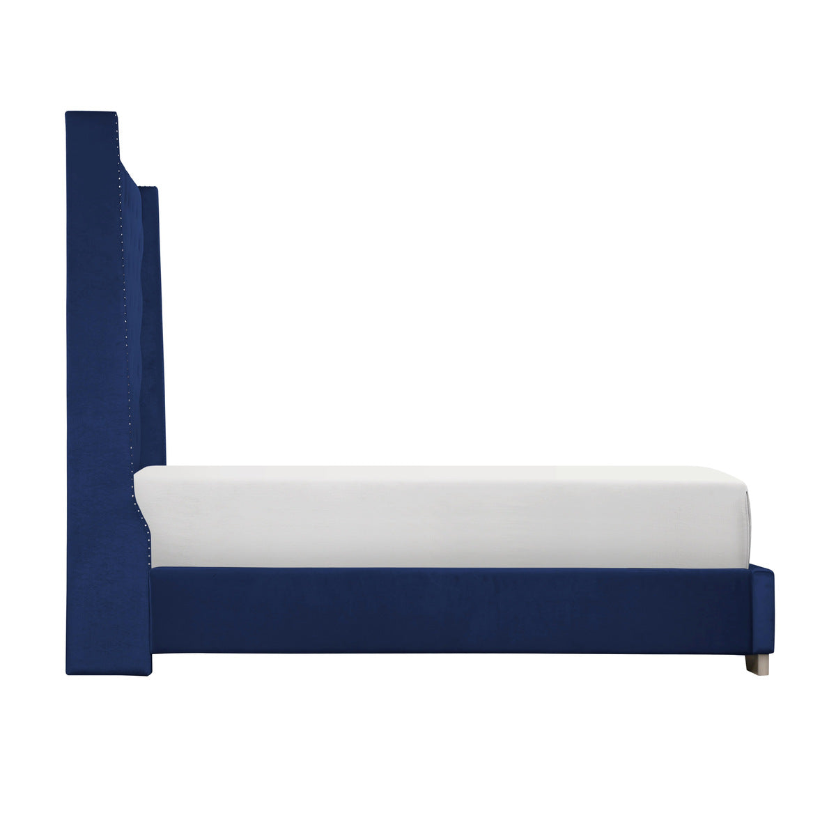 Gloria Tufted Bed Blue