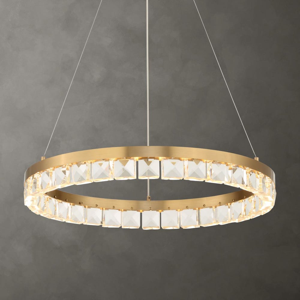 Uttermost Segovia Round Crystal LED Chandelier 21407