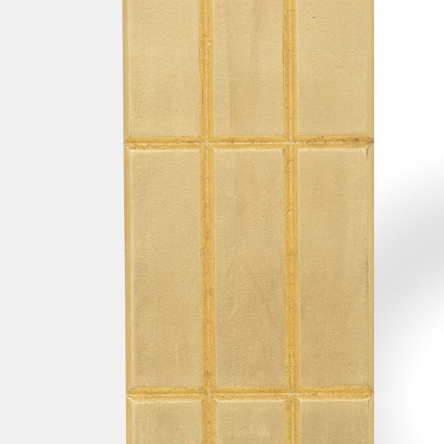 39x87, Gold Bars Rectangular Mirror