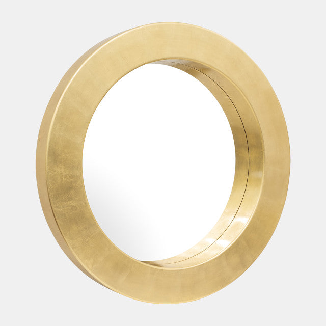 47x47, Gold Disc Mirror