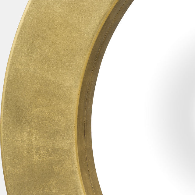47x47, Gold Disc Mirror