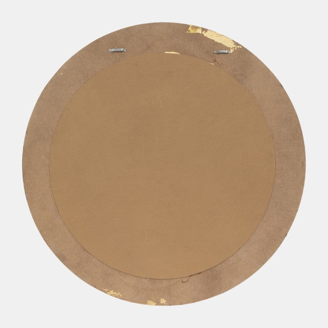 47x47, Gold Disc Mirror