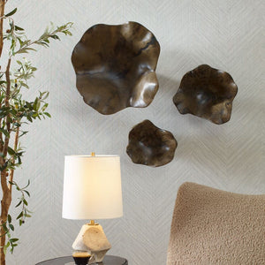 Teo Wood Wall Decor Mocha S/3