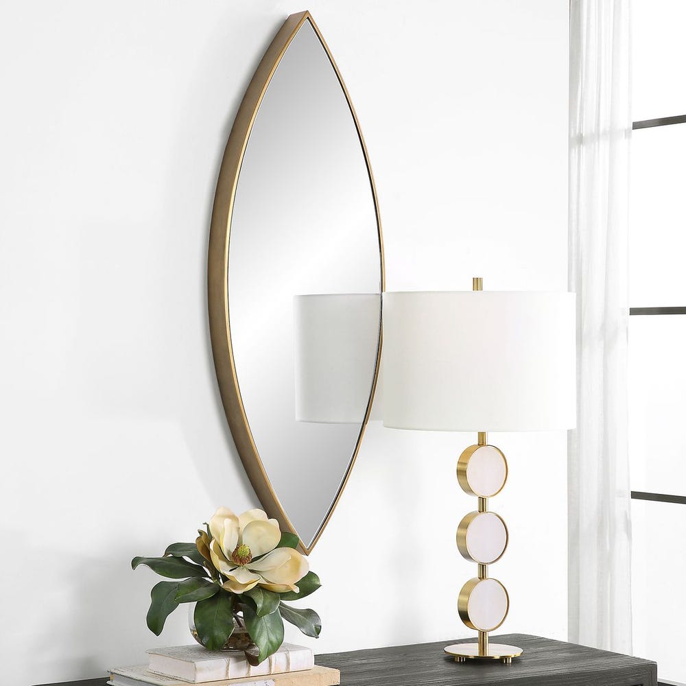 Ellipse Mirror Gold