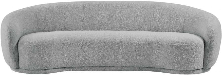Iris 89&quot; Curved Boucle Sofa