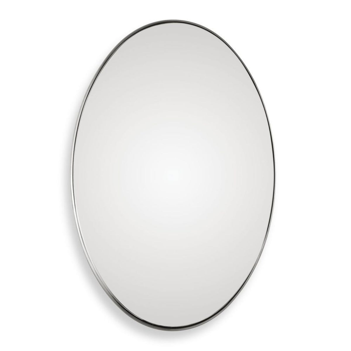 Pursley Oval Mirror Nickel