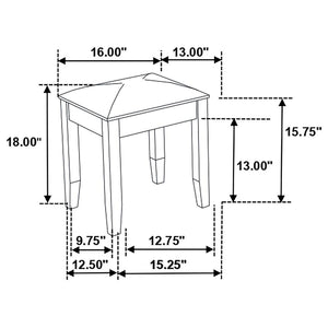 Callahan Dressing Vanity Stool