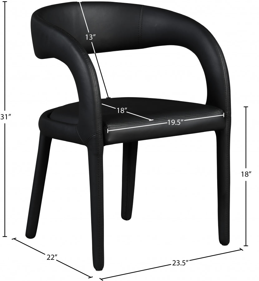 Sebastian Vegan Leather Dining Chair