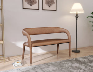 Sylvester Faux Leather Bench
